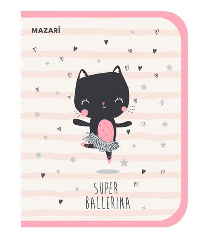 Папка А5 для тетрадей "Ballerina", пластик от интернет-магазина kancelyar.by