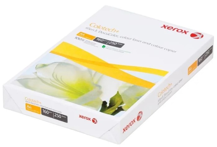 Бумага А4 "Xerox Colotech+" 160г/м2, 1лист