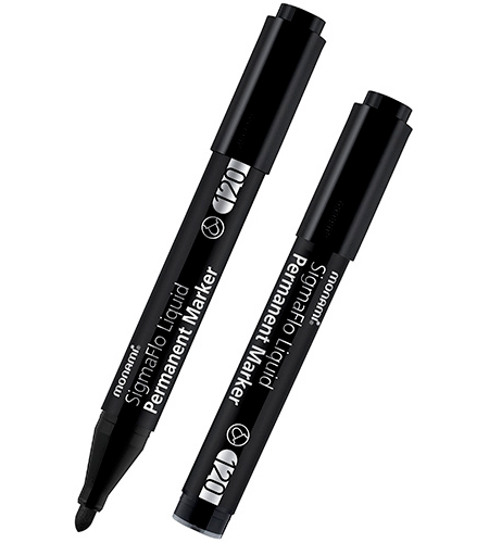 Маркер перманентный "MonAmi" 251, 3мм, черный