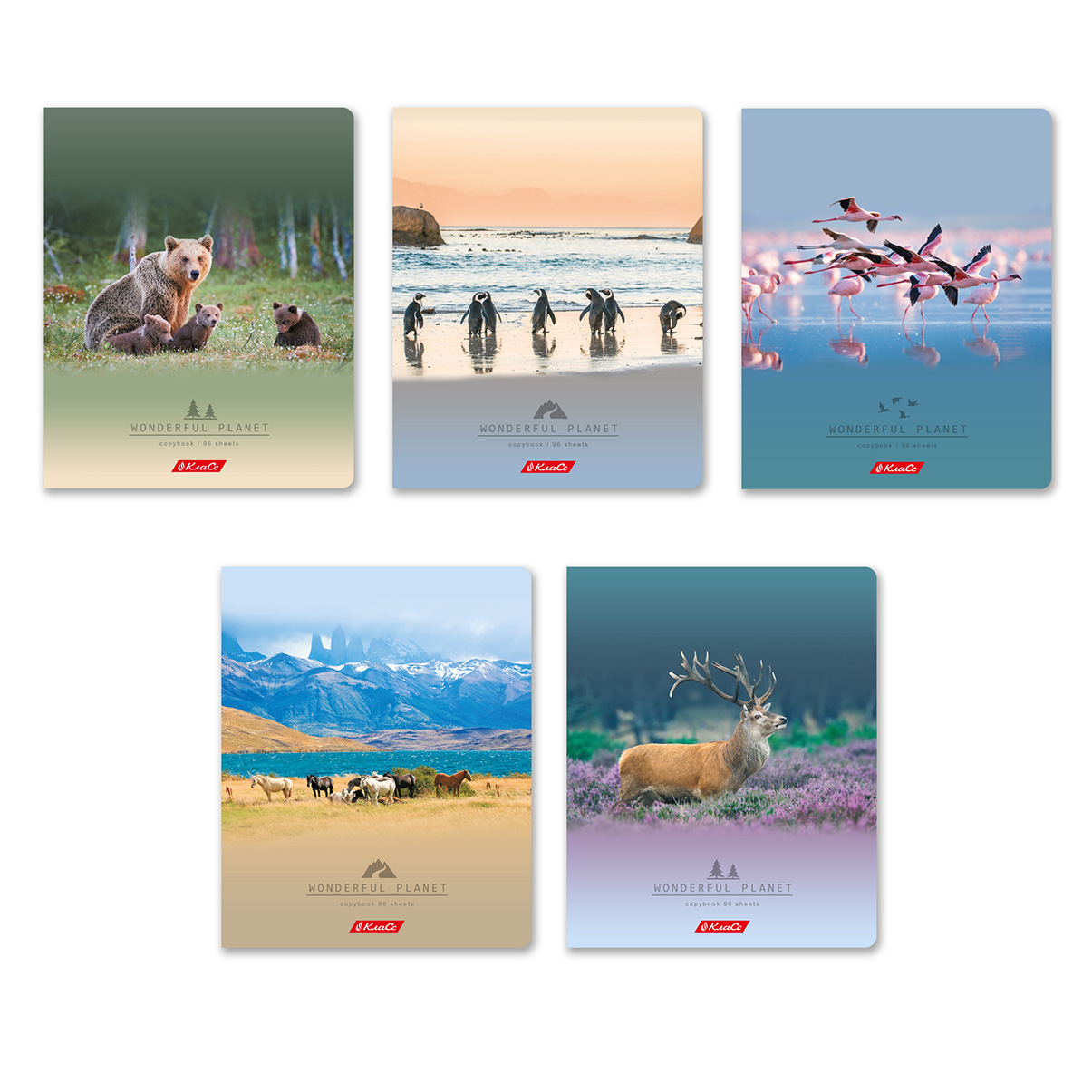 Тетрадь 96л. Svetoch "Дикая природа", клетка