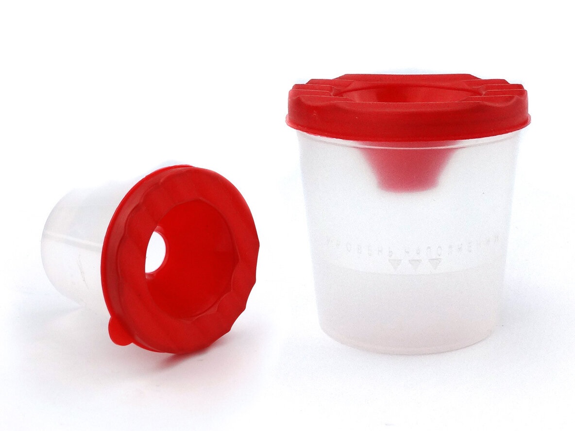 Стакан-непроливайка одинарный, СТАММ ассорти