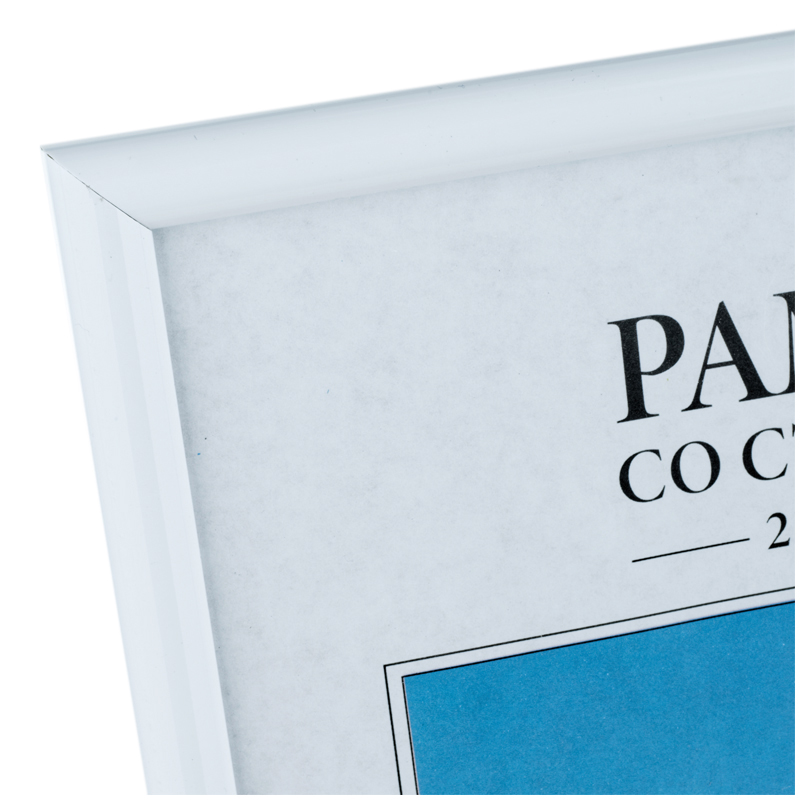 Фоторамка А4, пластик, №1 белая