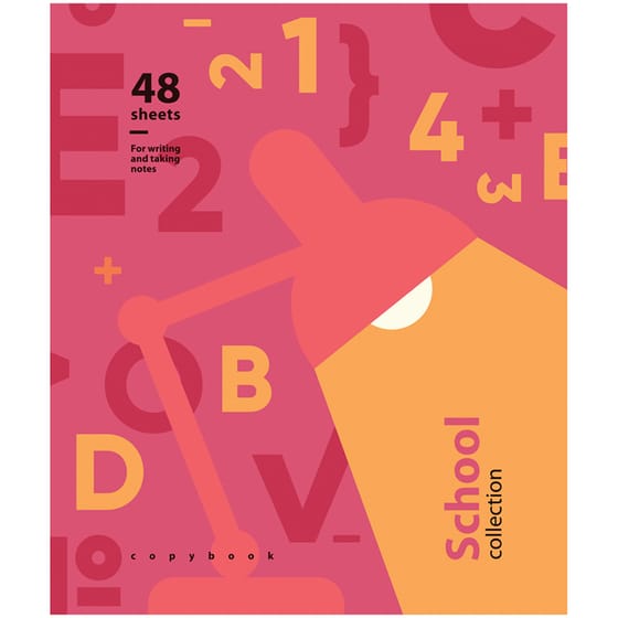 Тетрадь 48л. "Стиль. School collection", клетка от интернет-магазина kancelyar.by
