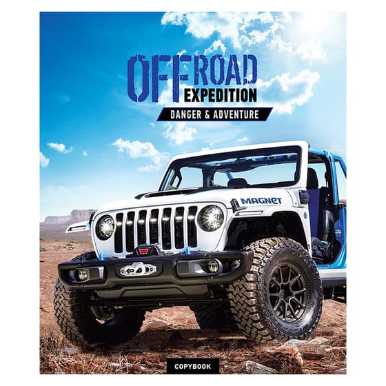 Тетрадь 48л. "Авто. Offroad expedition", клетка от интернет-магазина kancelyar.by