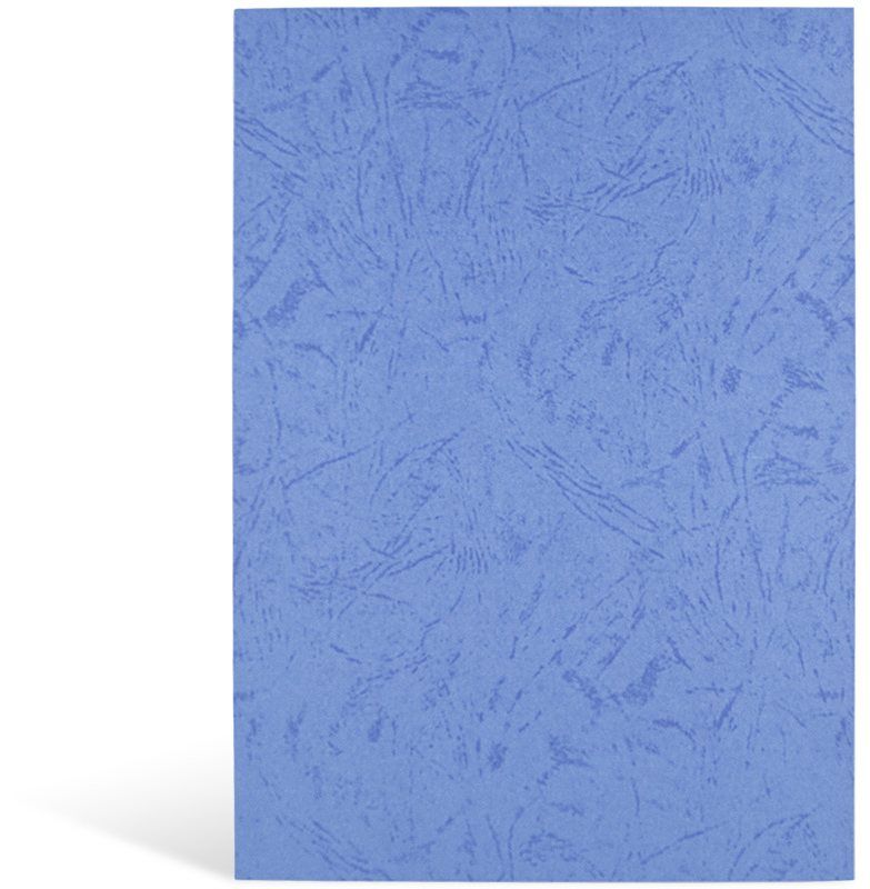 Обложка для переплета 250г/м2, картонная, синяя (1шт) от интернет-магазина kancelyar.by