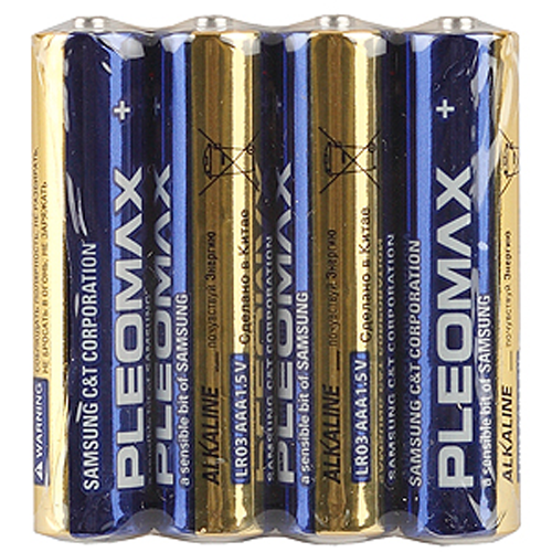 Батарейка AAA/LR03 Samsung Pleomax LR3-4S от интернет-магазина kancelyar.by