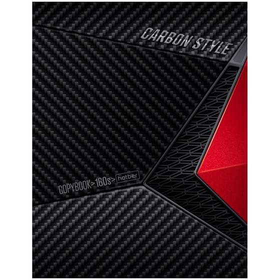 Тетрадь 160л. на кольцах, "Carbon Style" от интернет-магазина kancelyar.by
