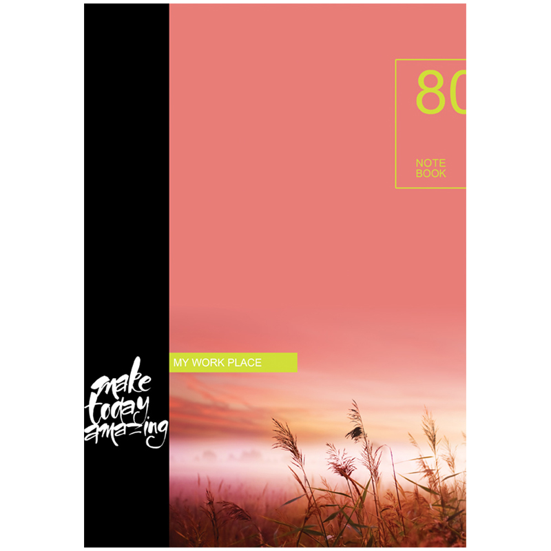 Бизнес-блокнот А4, 80л., BG "Камыши"