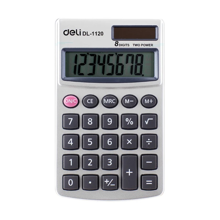 Калькулятор Deli 1120, 8 разрядов от интернет-магазина kancelyar.by