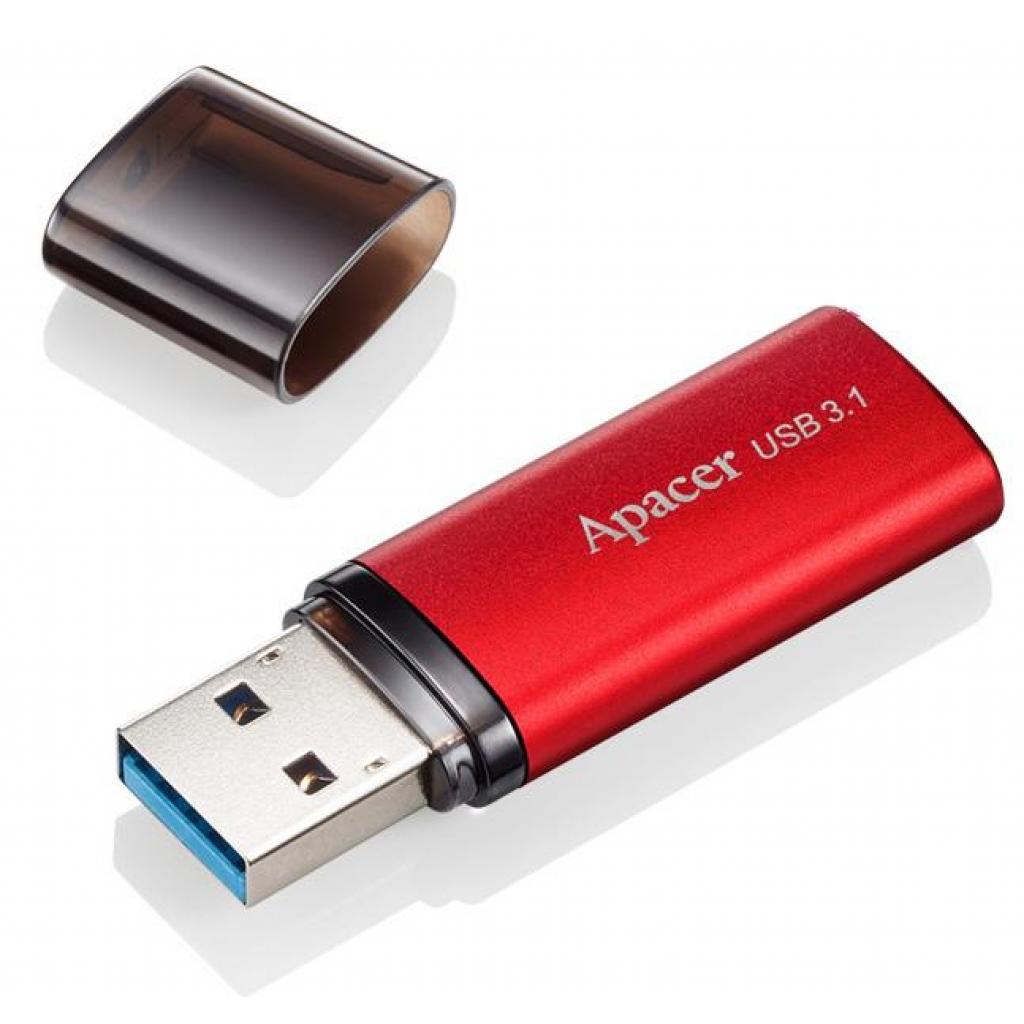 Флешка 128Gb Apacer AH25B, красная от интернет-магазина kancelyar.by