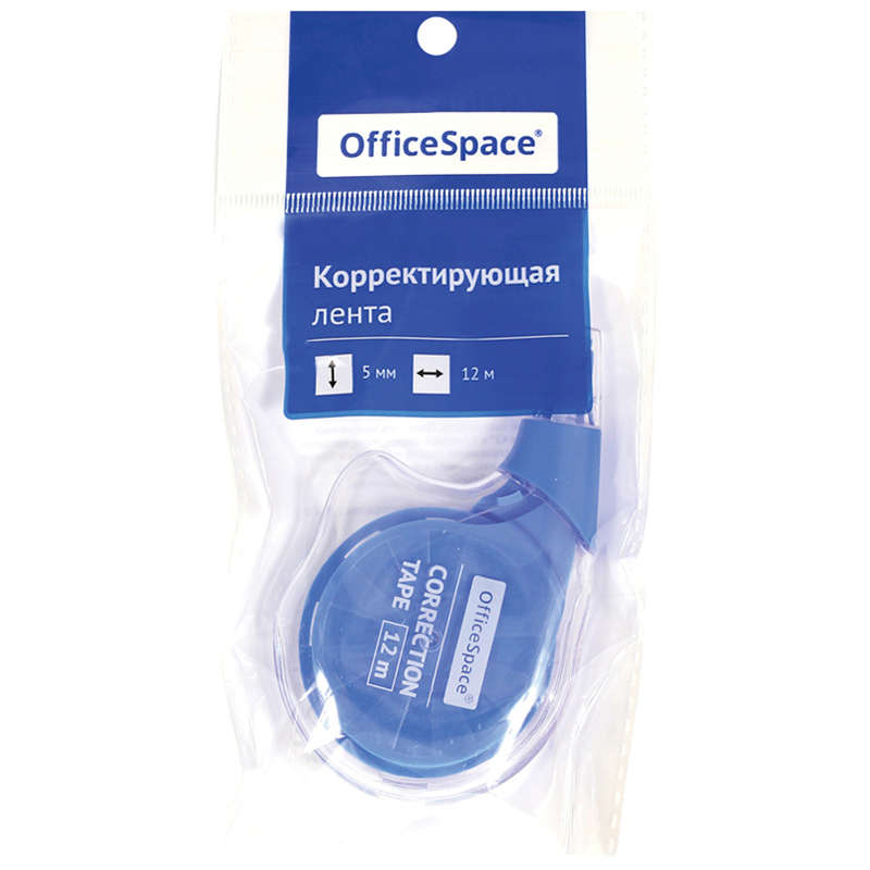 Корректор-лента, 5мм*12м, OfficeSpace от интернет-магазина kancelyar.by