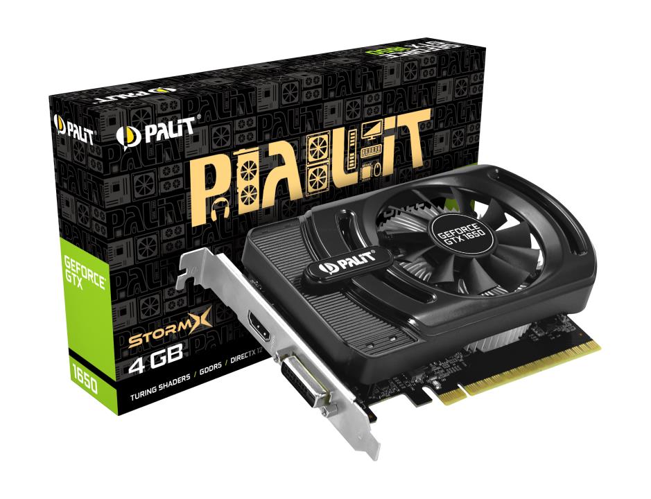 Видеокарта GeForce GTX1660, 4GB GDR5, Palit