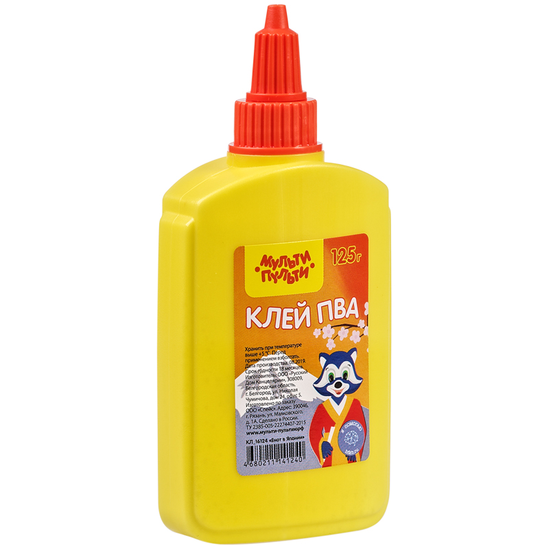 Клей ПВА 125г. "Енот в Японии"