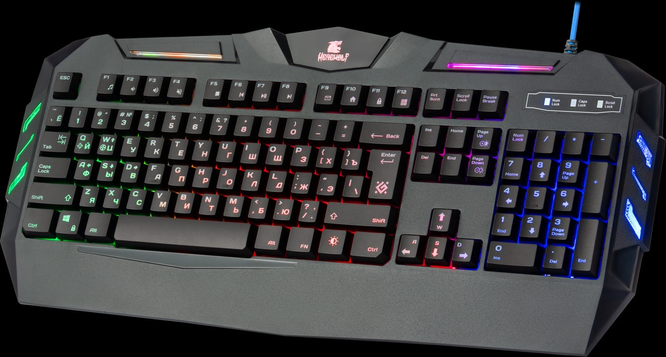 Клавиатура Defender Werewolf GK-1200DL, игровая с подсветкой от интернет-магазина kancelyar.by