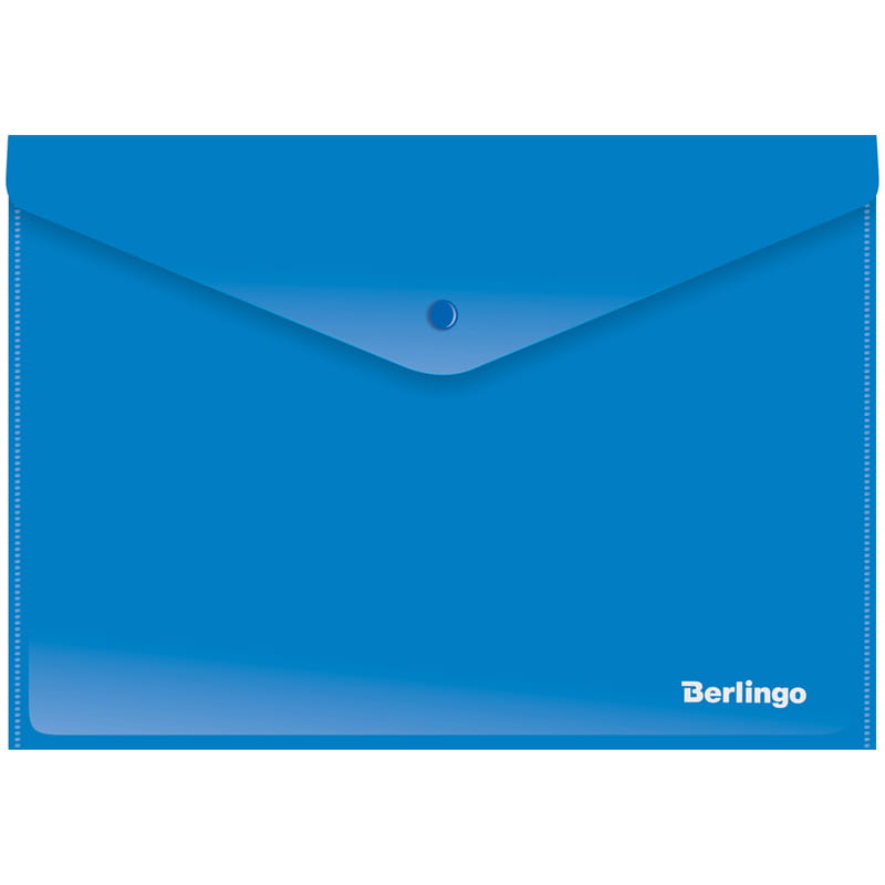Папка-конверт A4, синяя, непрозрачная от интернет-магазина kancelyar.by
