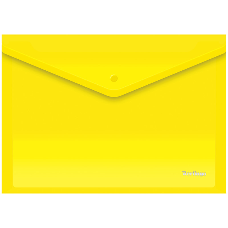 Папка-конверт A4, желтая от интернет-магазина kancelyar.by