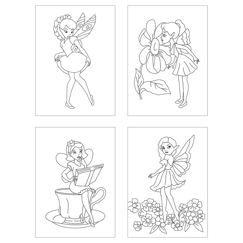 Раскраска "Феи" 8стр