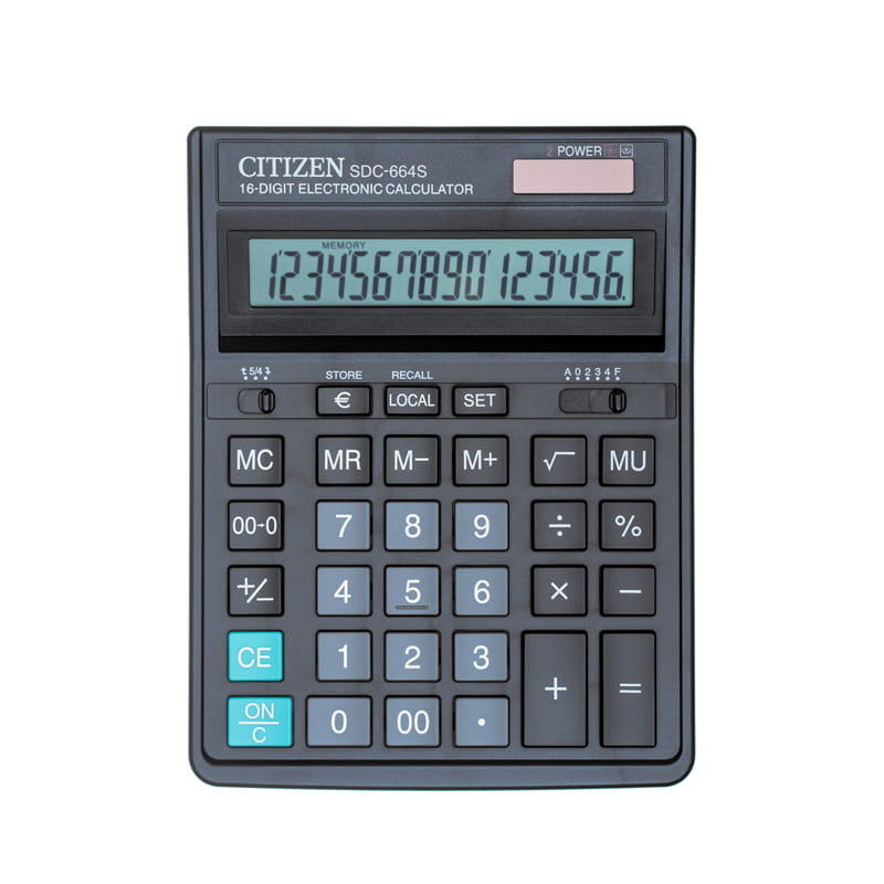 Калькулятор Citizen SDC-664S