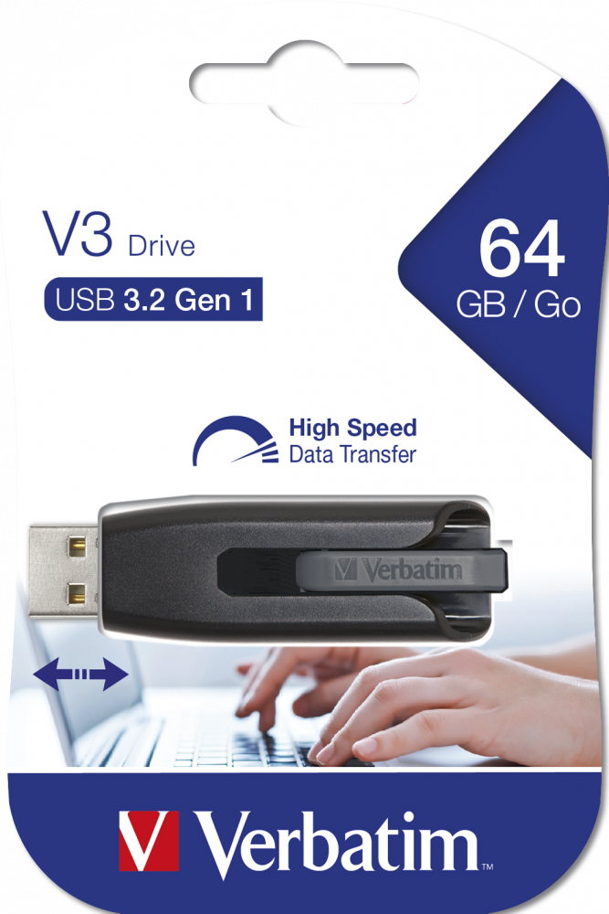 Флешка 64Gb Verbatim SnG V3, USB 3.2