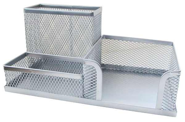 Подставка 3 отд., метал, Z9058, серебро