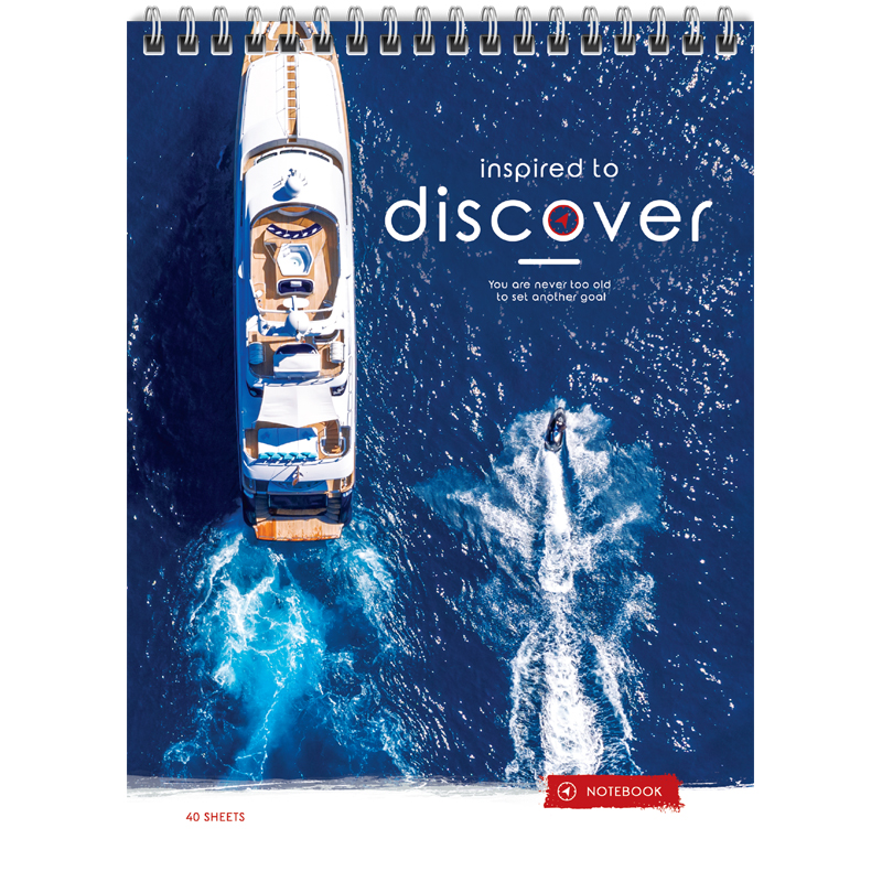 Блокнот А5 "Men hobby. Яхтинг", 40л. спираль