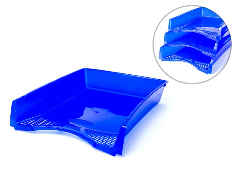 Лоток гориз. "Офис-Класс", синий