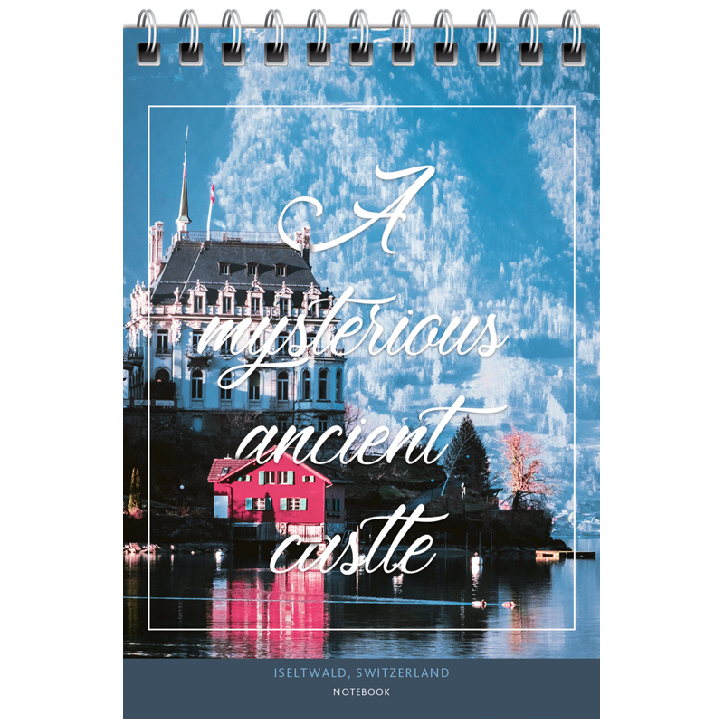 Блокнот А6 80л. "Путешествия. Mysterious castle", спираль