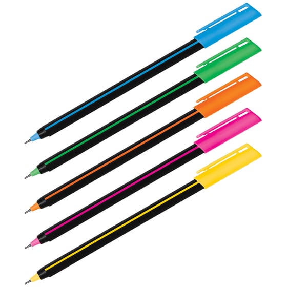 Ручка шарик. "Stick Soft Touch" Luxor, синяя от интернет-магазина kancelyar.by