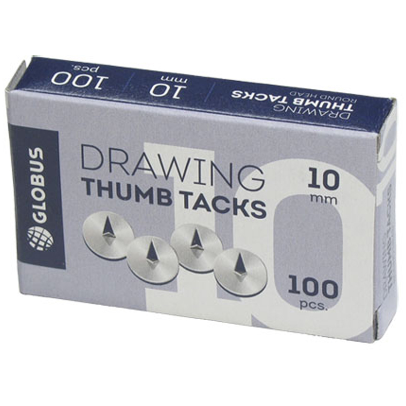 Кнопки 10мм, 100шт, Глобус