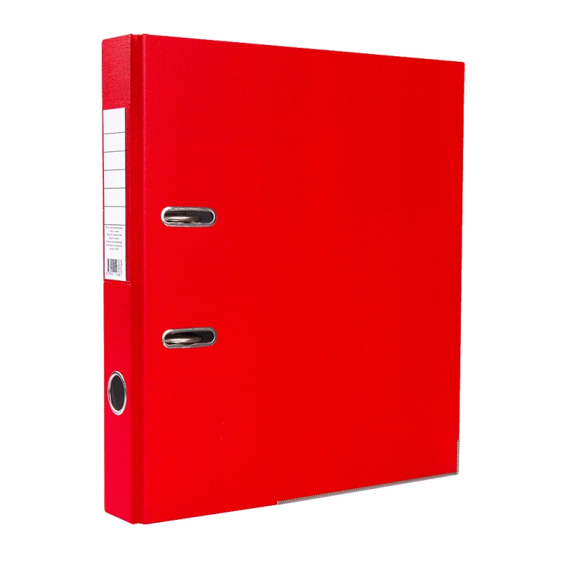 Регистратор A4 50мм, красный, ПВХ, OfficeStyle от интернет-магазина kancelyar.by