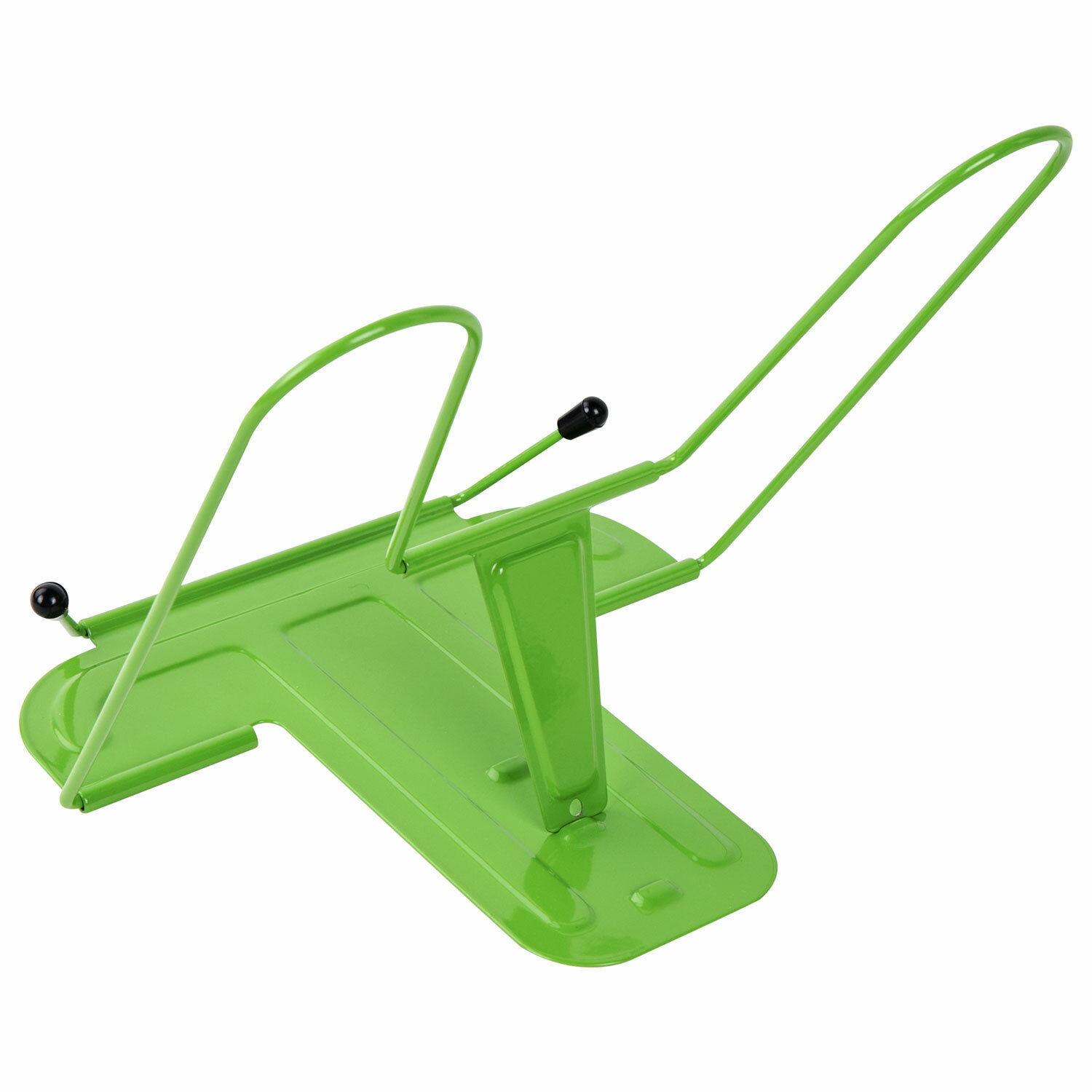 Подставка для книг, метал. упор, Brauberg, зеленая