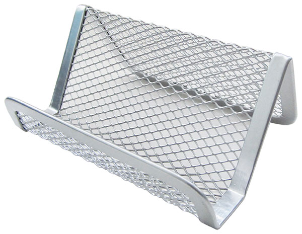 Подставка для визиток, метал. Z902A, серебро