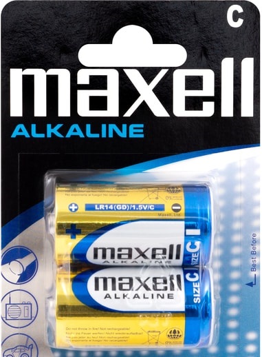 Батарейка R14 Maxell, алкалайн