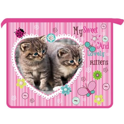 Папка А5 для тетрадей "Lovely kittens", пластик от интернет-магазина kancelyar.by