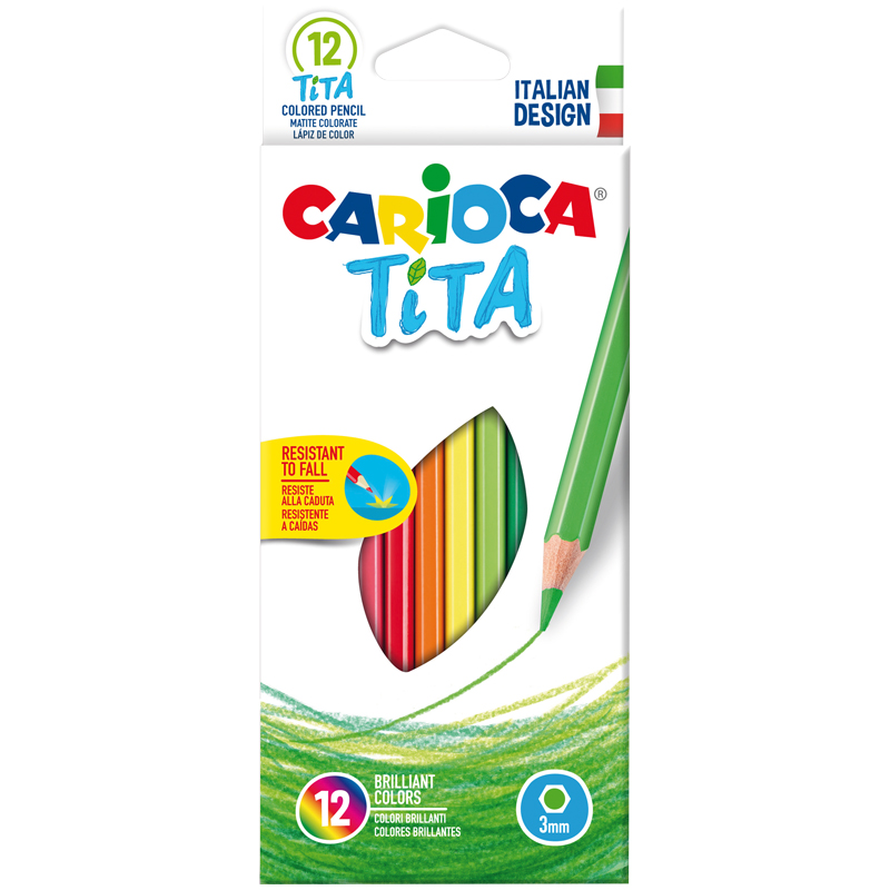 Карандаши цв. 12цв. "Tita" Carioca от интернет-магазина kancelyar.by