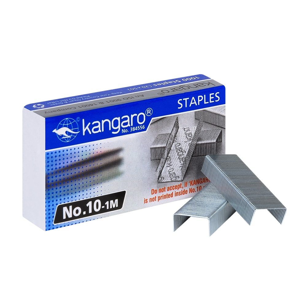 Скобы №10 Kangaro (1000шт) от интернет-магазина kancelyar.by