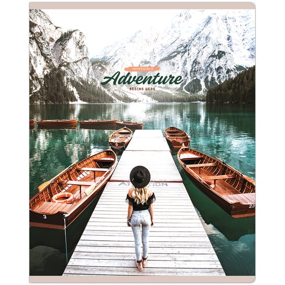 Тетрадь 96л. "Путешествия. New adventures", клетка от интернет-магазина kancelyar.by