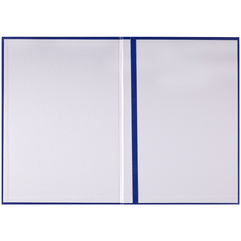 Папка адресная "Без надписей" синяя