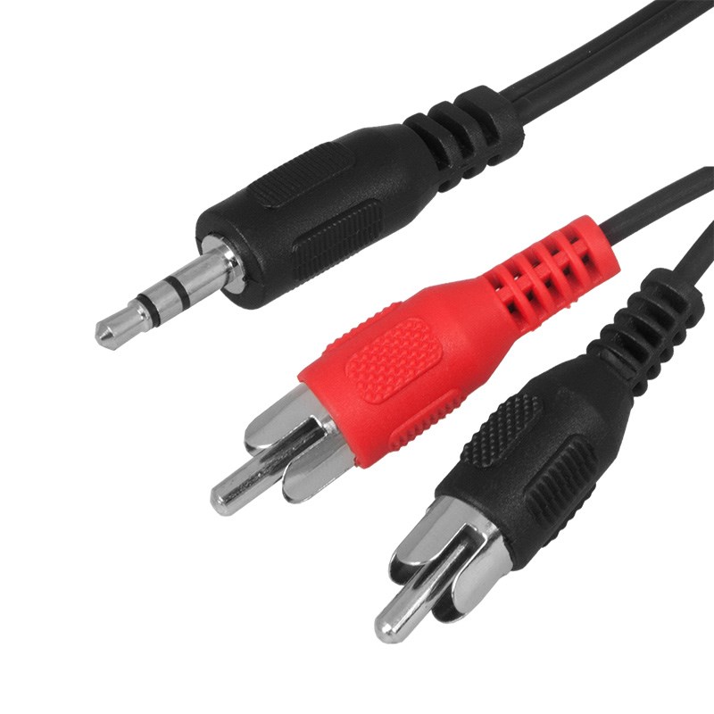 Кабель аудио, джек->2*RCA, 2,5m