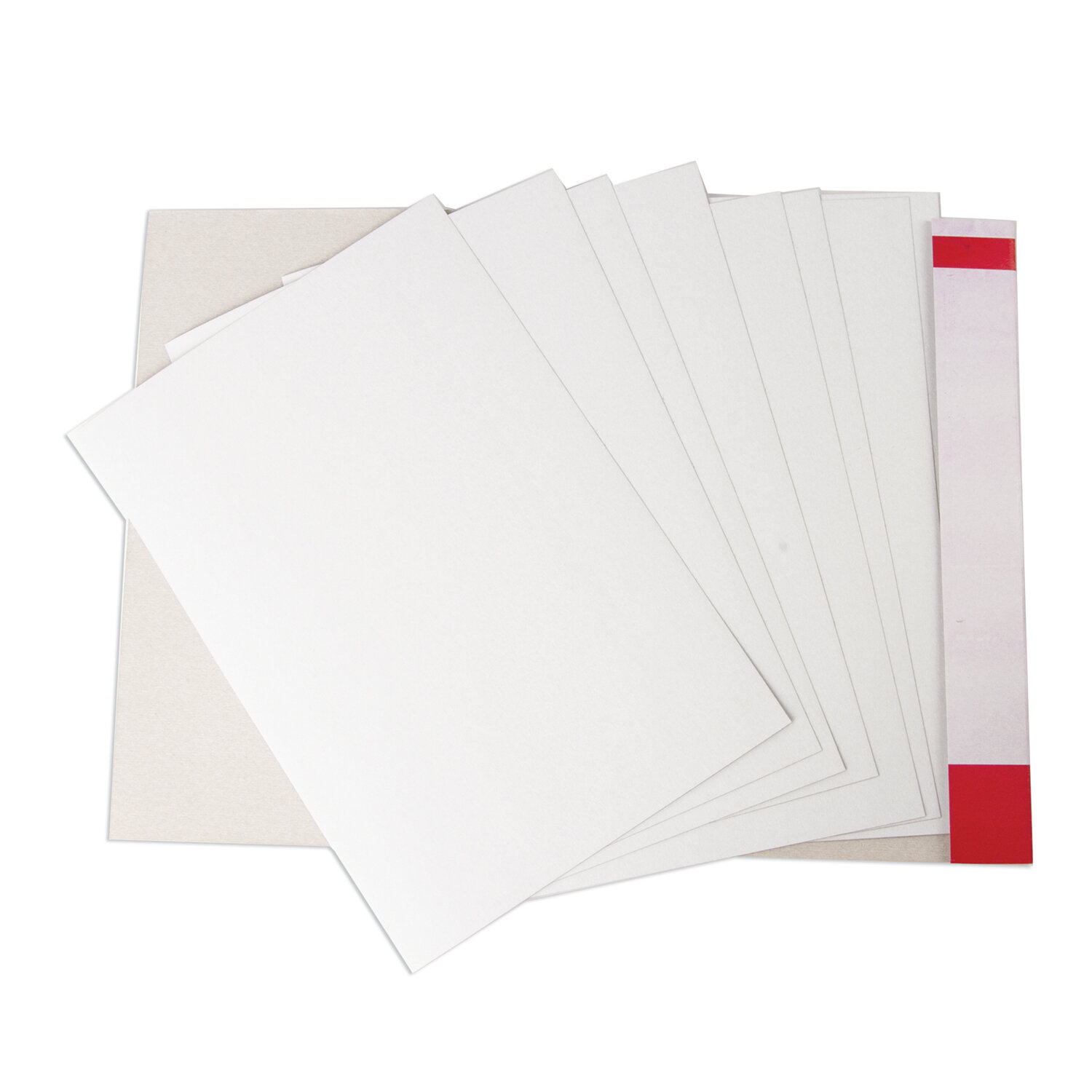 Набор белого картона 10л. арт. 9с012