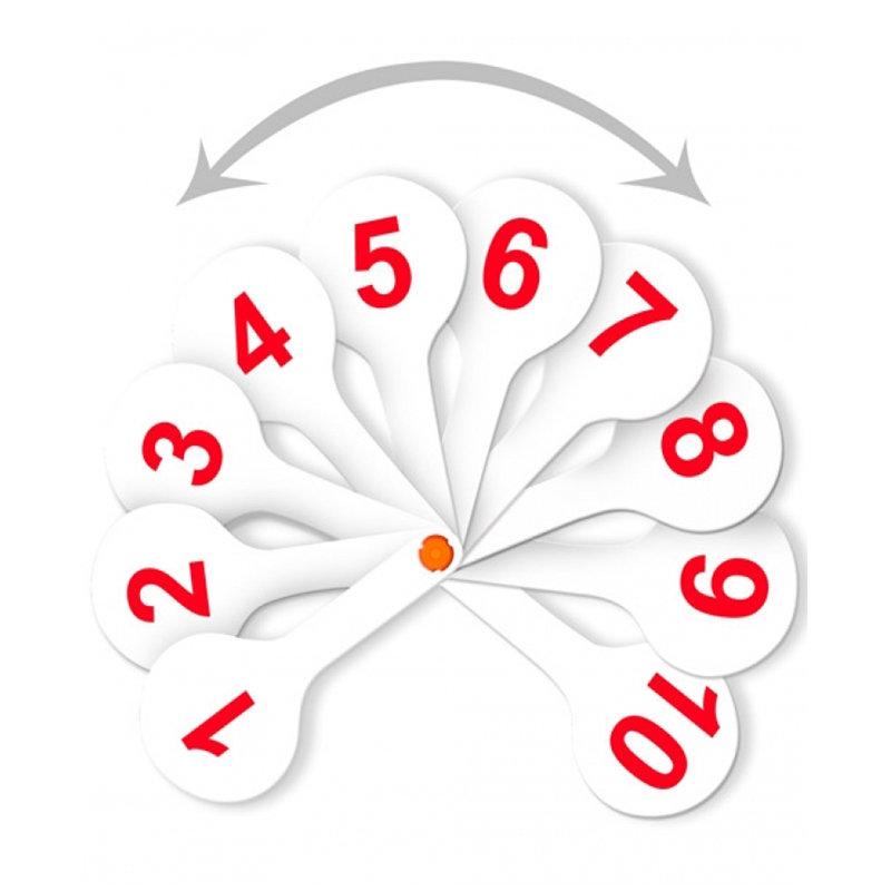 Касса-веер "Цифры" от 1 до 20, прямой и обратный счет, ArtSpace от интернет-магазина kancelyar.by