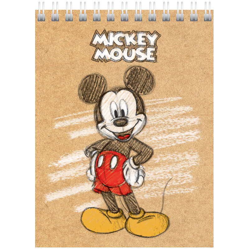 Блокнот А6 40л. "Disney. Микки Маус Animals", спираль