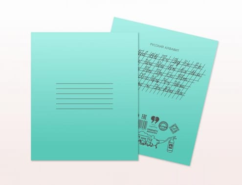 Тетрадь 12л. школьная, частая косая линейка, Борисов от интернет-магазина kancelyar.by