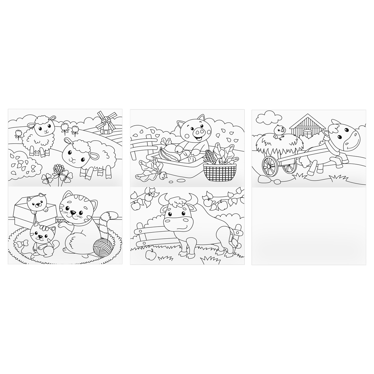 Раскраска "Любимые животные" 8стр