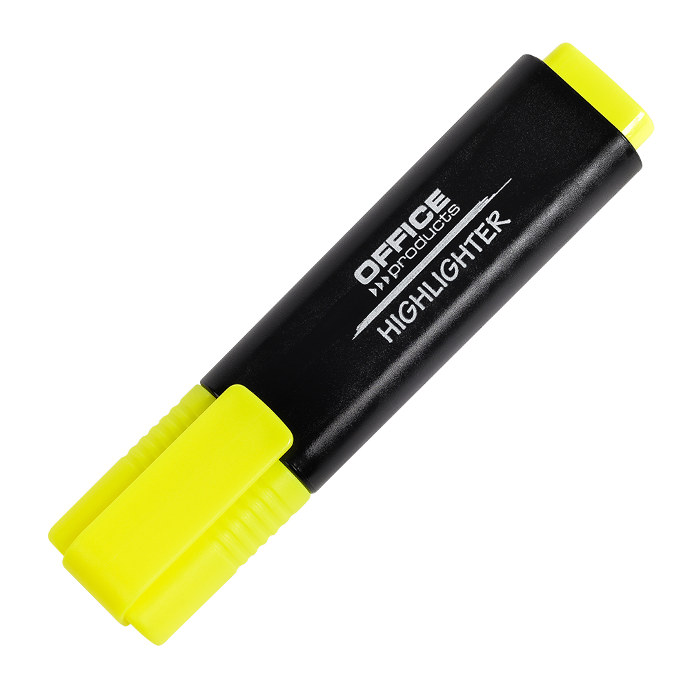 Текстовыдилитель Office Products, желтый от интернет-магазина kancelyar.by