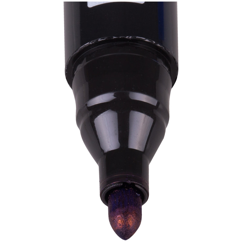 Маркер перманентный "Contact", 3мм, синий