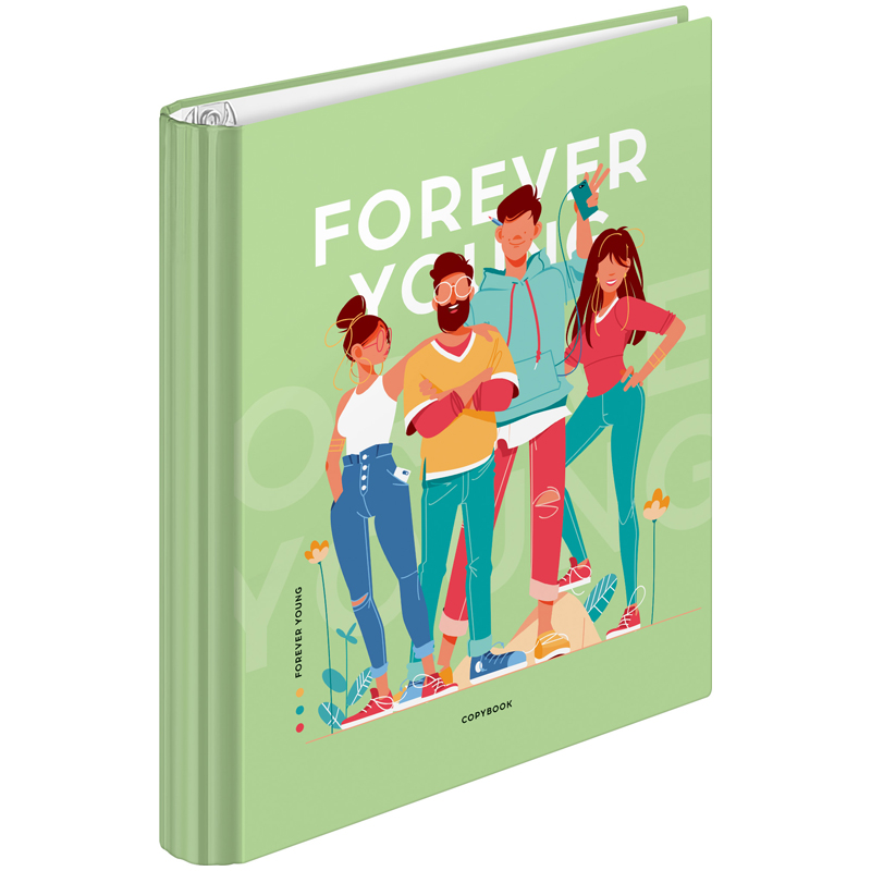Тетрадь 120л. на кольцах, "Стиль. Forever young" от интернет-магазина kancelyar.by