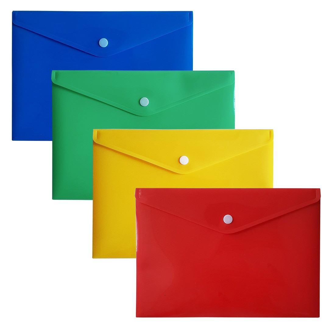 Папка-конверт A7, ассорти