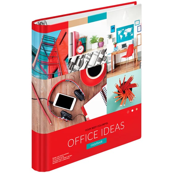 Тетрадь 120л. на кольцах, "Офис. Сolorful ideas" от интернет-магазина kancelyar.by