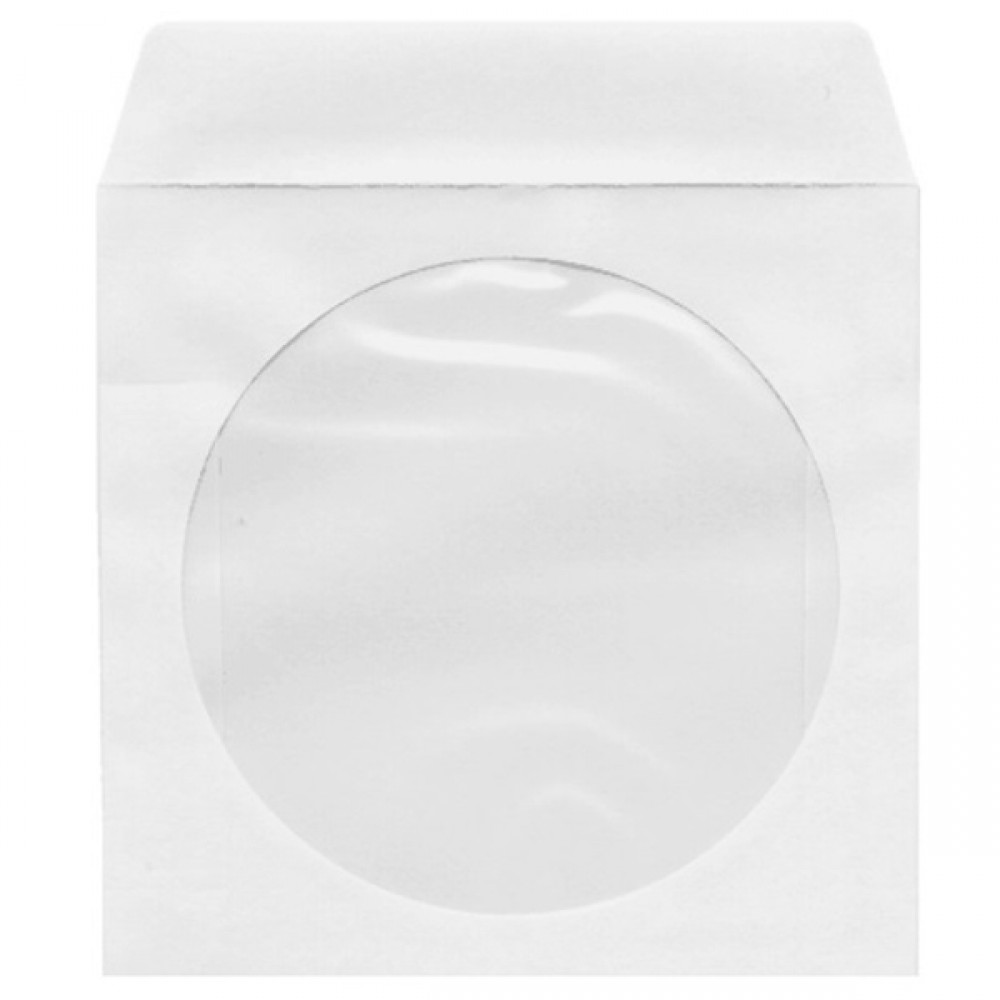 Конверт для диска бумажный, с окном